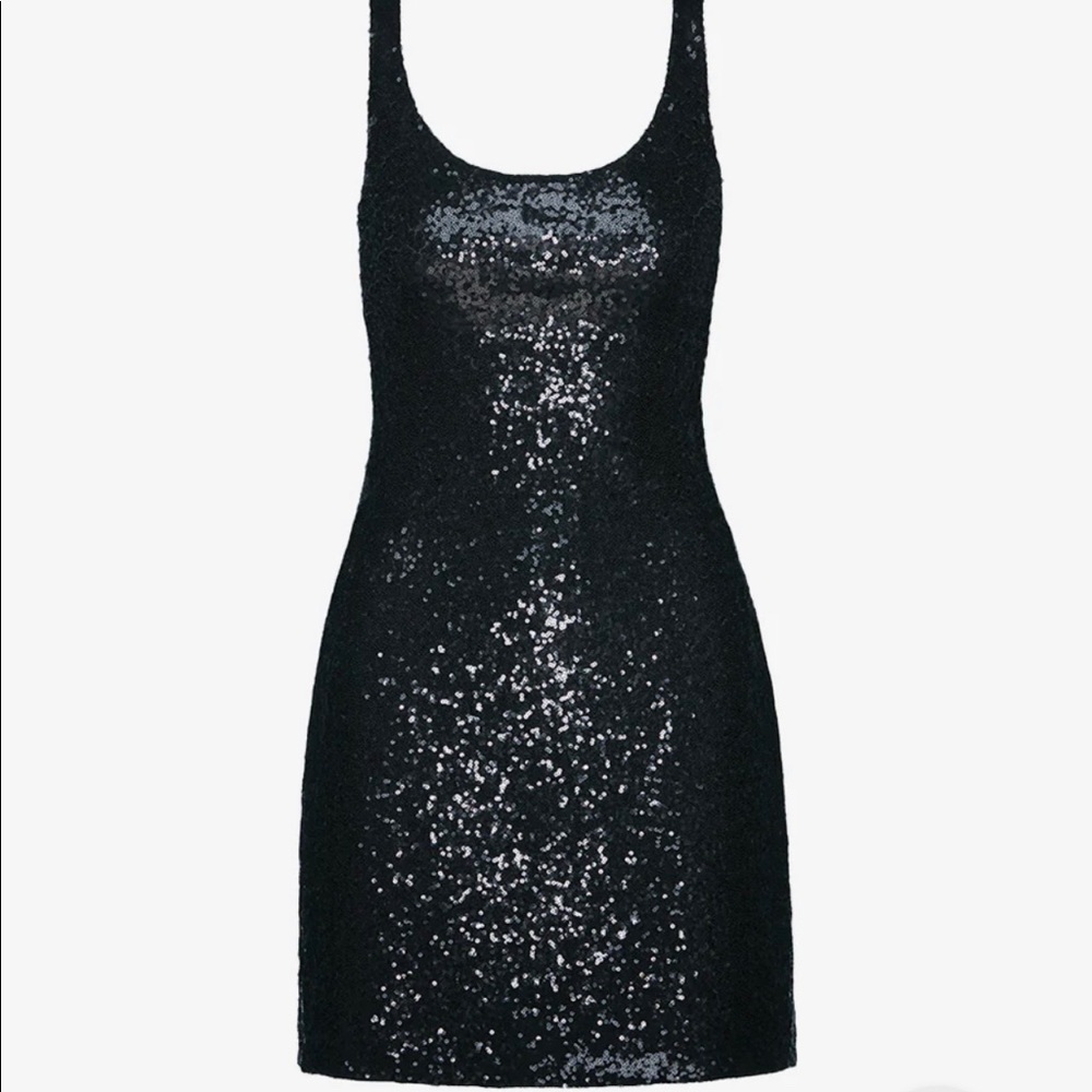 NWT Commando Scoop Neck Sequin Mini Dress, size SMALL